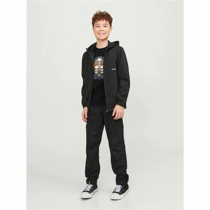 Camiseta de Manga Corta Infantil Jack & Jones Jorheavens Negro 4