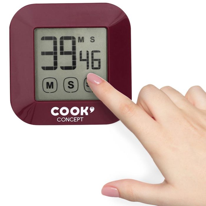 Cook Concept Temporizador Magnético Táctil para Cocina con Pantalla Electrónica y Soporte 1