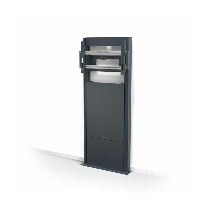SMS W/F Fixed 1000x600 DG - Soporte de Pared/Suelo Fijo para Pantallas Grandes y Táctiles, Gris Oscuro