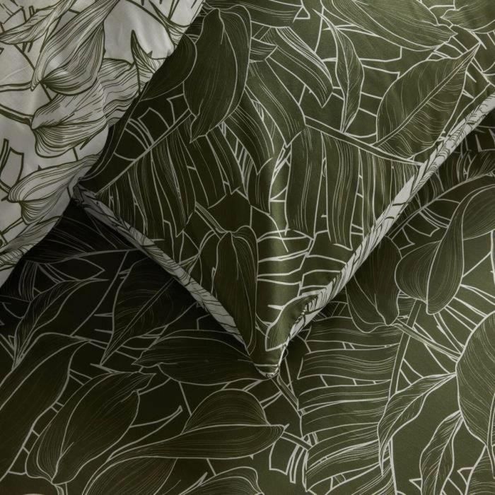 Today TOD3574641288945 Juego de cama Crazy Estampado jungla 2 personas 220 x 240 cm Verde 1