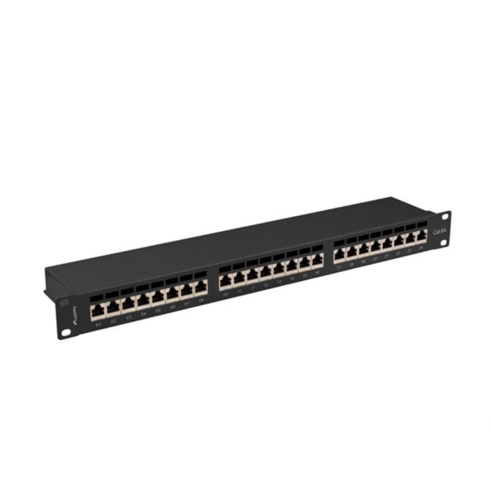 Lanberg PPSA-1024-B Patch Panel 24 Puertos Cat6a F/UTP Negro Montaje en Bastidor 5 Lanberg PPSA-1024-B Patch Panel 24 Puertos Cat6a F/UTP Negro Montaje en Bastidor 5