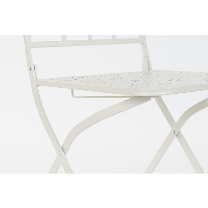 Silla Tropical DKD Home Decor Blanco 48 x 93 x 40 cm 3 Silla Tropical DKD Home Decor Blanco 48 x 93 x 40 cm 3