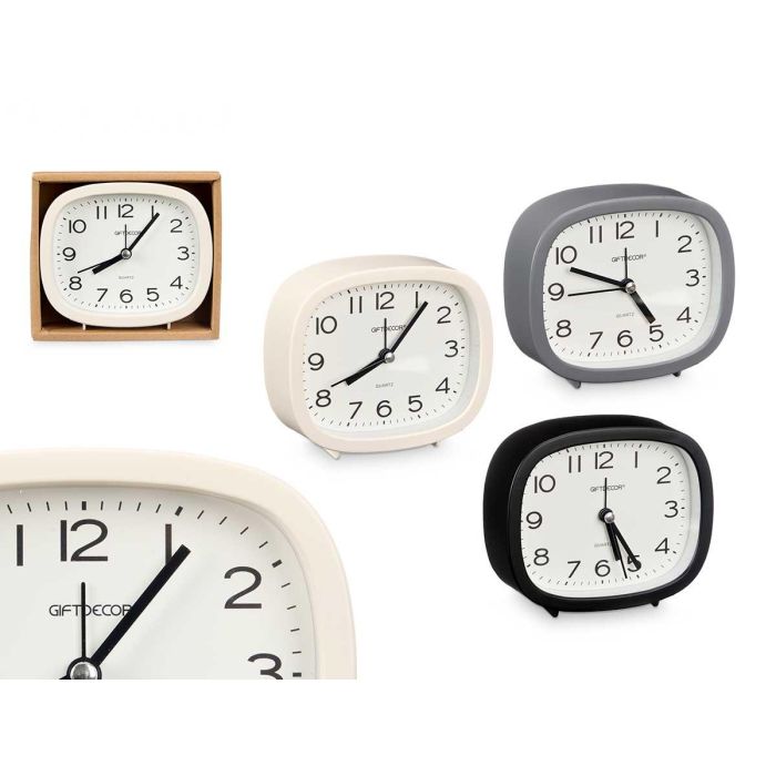 Reloj Rectangular Surtidos Giftdecor 12X10CM (12 Unidades) Reloj Rectangular Surtidos Giftdecor 12X10CM (12 Unidades)