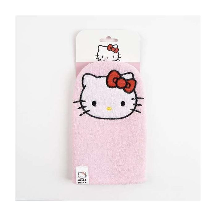 Hello Kitty Guante de Baño Infantil Rosa, 10x20x1.5 cm, Edad +3 Años - Cerdá Hello Kitty Guante de Baño Infantil Rosa, 10x20x1.5 cm, Edad +3 Años - Cerdá