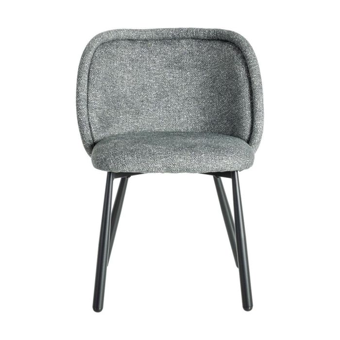 Silla Jaspeado Verde Tejido-Metal 56 X 56 X 78 cm