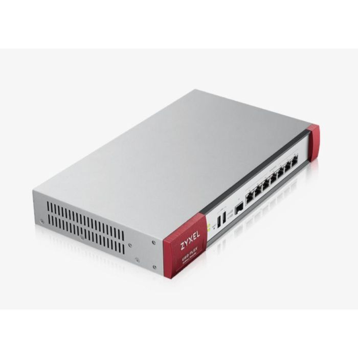 Zyxel USG FLEX 500 Firewall de seguridad Device Only - Rendimiento 2.3 Gbit/s Firewall, 0.81 Gbit/s VPN, 7 puertos RJ-45 3 Zyxel USG FLEX 500 Firewall de seguridad Device Only - Rendimiento 2.3 Gbit/s Firewall, 0.81 Gbit/s VPN, 7 puertos RJ-45 3