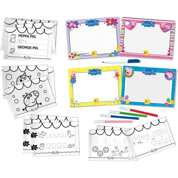 Lisciani Giochi AUC8008324092215 Escuela de Dibujo de Peppa Pig para Aprender a Dibujar 2