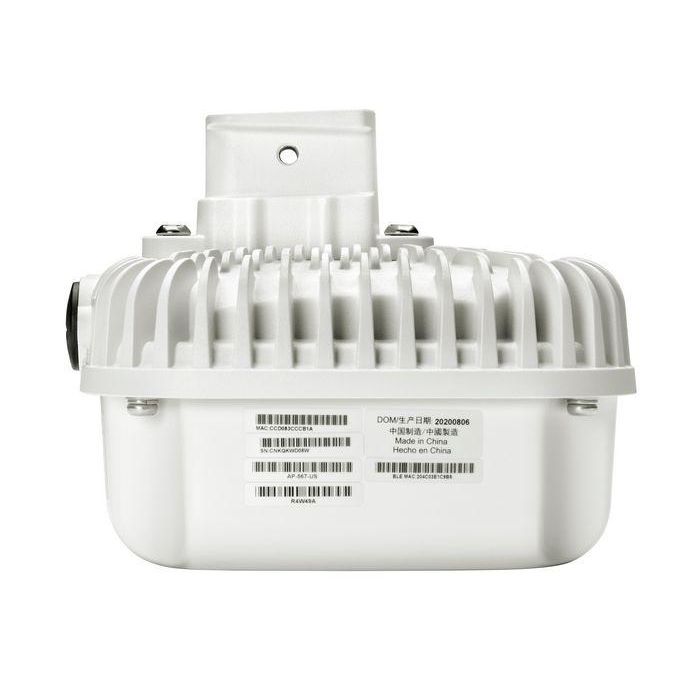 Hewlett Packard Enterprise Aruba AP-565 (RW) Punto de Acceso Exterior Wi-Fi 6 (802.11ax) Doble Radio 2x2:2 Antena Omni Integrada