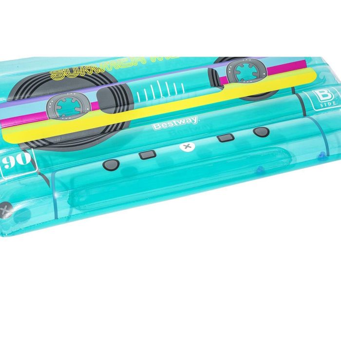 Bestway Colchoneta Hinchable Retro Cassette 174x117 cm Playa y Piscina 43649 5 Bestway Colchoneta Hinchable Retro Cassette 174x117 cm Playa y Piscina 43649 5