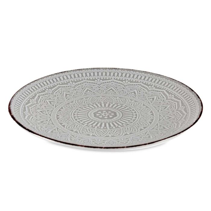 Plato Relieve Llano Gris 27Cm Vessia (24 Unidades) 2 Plato Relieve Llano Gris 27Cm Vessia (24 Unidades) 2