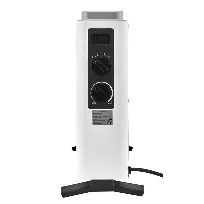 Convector calefactor eléctrico 2000W OCEANIC - 3 potencias - Móvil - Blanco 1 Convector calefactor eléctrico 2000W OCEANIC - 3 potencias - Móvil - Blanco 1