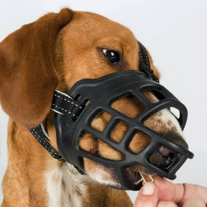TRIXIE Muzzle Bozal Flex - Goma - Talla XL/XXL - Negro 4 TRIXIE Muzzle Bozal Flex - Goma - Talla XL/XXL - Negro 4