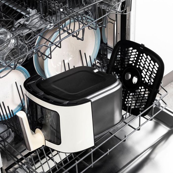 Freidora de Aire InnovaGoods Vynner Pro 6500 Crema 1700 W 6,5 L Acero Inoxidable 8 Freidora de Aire InnovaGoods Vynner Pro 6500 Crema 1700 W 6,5 L Acero Inoxidable 8