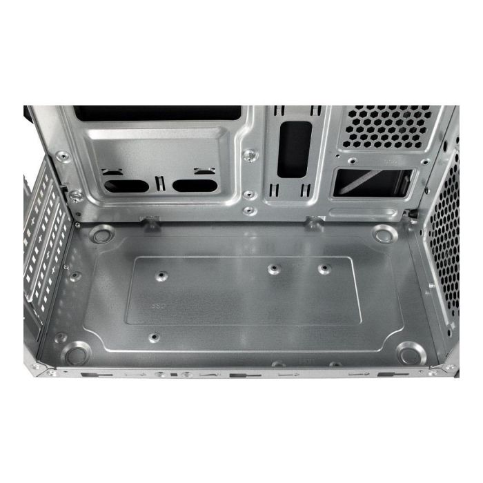 Inter-Tech IT-6505 Reto Micro Torre ATX Negro, Caja PC micro ATX, Diseño Retro con Soporte para Múltiples Bahías y Puertos USB 7