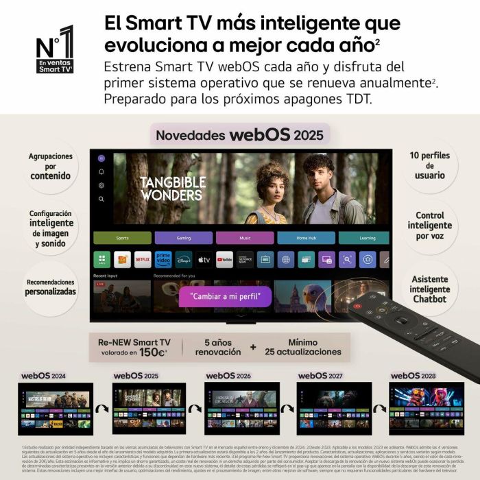 LG 86UA75006LA Televisor 86" 4K UHD Smart TV webOS HDR10 Pro Procesador Alpha 7 AI Gen8 60Hz Gaming VRR WiFi LED 11 LG 86UA75006LA Televisor 86" 4K UHD Smart TV webOS HDR10 Pro Procesador Alpha 7 AI Gen8 60Hz Gaming VRR WiFi LED 11