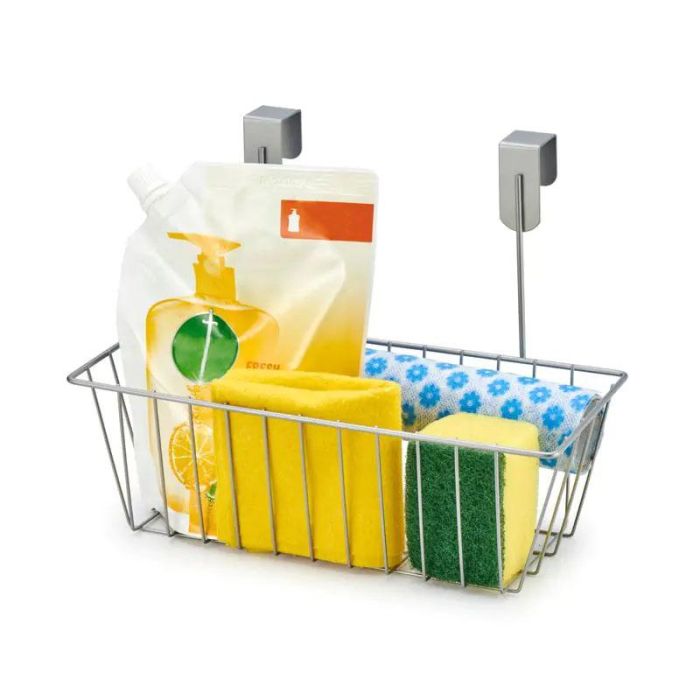 Cesta Colgante para Cocina Grey 28x15x21 cm - Confortime (12 Unidades) 2 Cesta Colgante para Cocina Grey 28x15x21 cm - Confortime (12 Unidades) 2