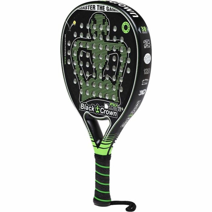 Pala de Pádel Black Crown Piton Attack 12K Negro 1