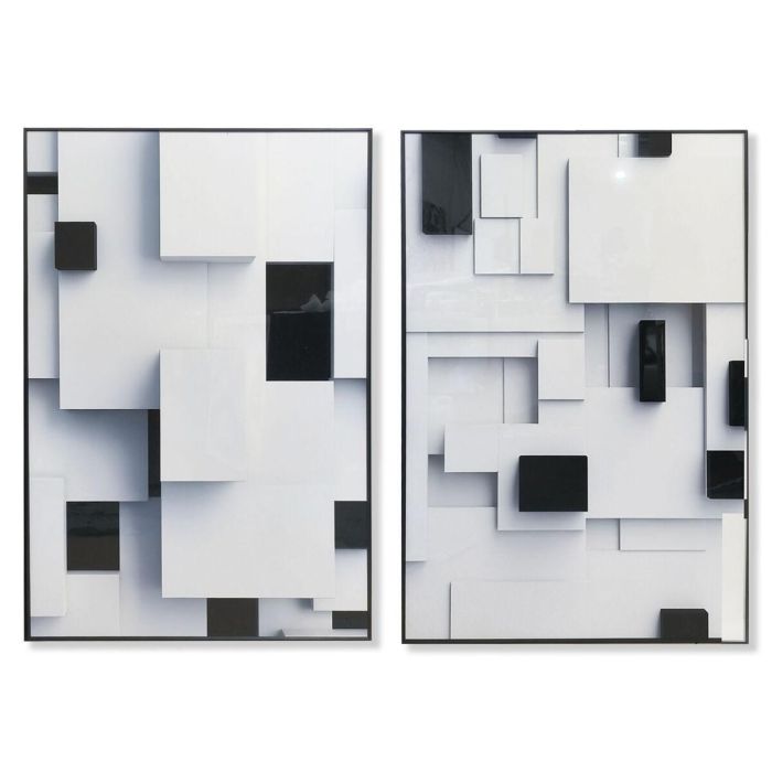 Cuadro Home ESPRIT Aluminio Madera MDF 80 x 3,5 x 120 cm
