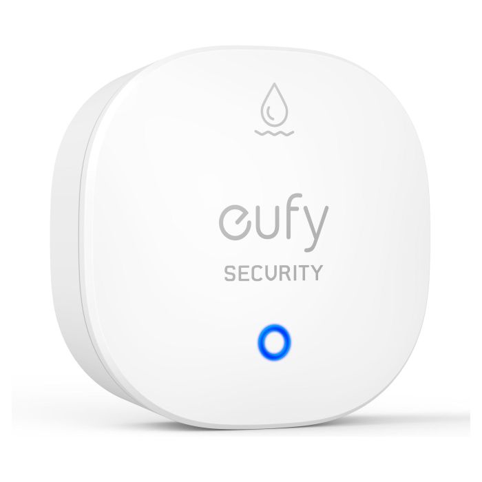 EUFY Eufy T89203D1 Sensor de Alarma de Inundación y Escarcha, Inalámbrico Wi-Fi, Blanco, Sensor de Humedad y Temperatura