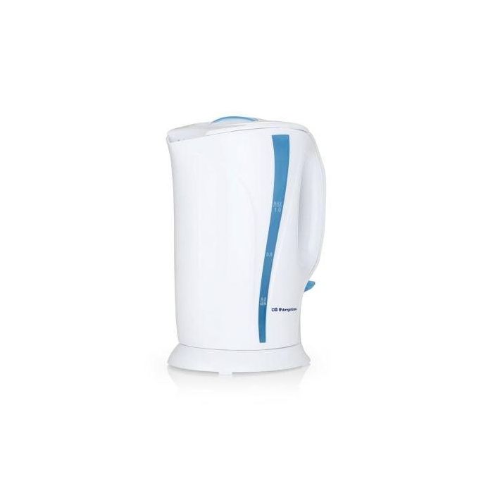 Orbegozo KT 5002 Hervidor de Agua Eléctrico 1L 900W, Apagado Automático, Protección Sobrecalentamiento, Libre de BPA
