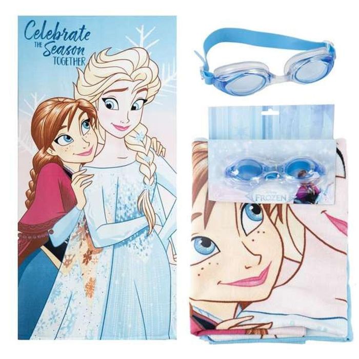 Cerdá Set Toalla + Gafas Natación Frozen Disney 70x140cm Poliéster 0 Cerdá Set Toalla + Gafas Natación Frozen Disney 70x140cm Poliéster 0