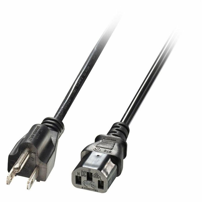 Cable Alimentación C13 LINDY 30338 Negro