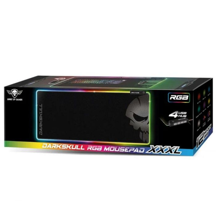 Alfombrilla Gaming Spirit of Gamer SOG-PADHXXRGB Negro Multicolor RGB 1 Alfombrilla Gaming Spirit of Gamer SOG-PADHXXRGB Negro Multicolor RGB 1