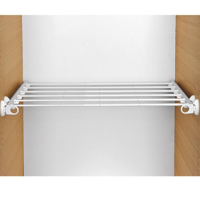 SERVETTO 1228.153 Pantalonero Extraíble y Extensible, Extracción Total, Cierre Amortiguado, Sujeción Lateral, 620-1000mm, Carga 11kg, Marrón 1