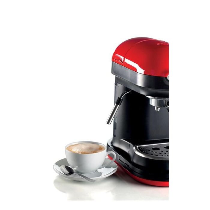 Ariete 1318/00 Cafetera Espresso Moderna con Molinillo Roja 1080W 0.8L 6 Ariete 1318/00 Cafetera Espresso Moderna con Molinillo Roja 1080W 0.8L 6