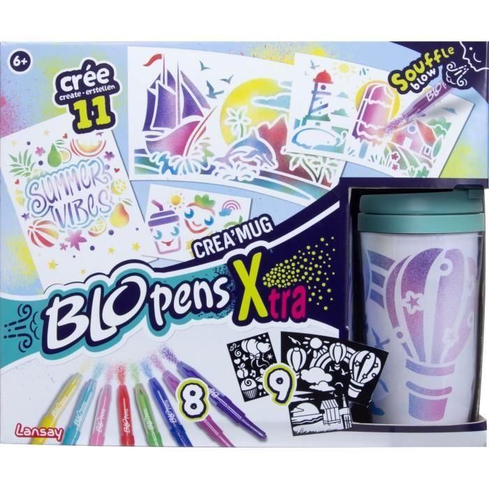 Blopens - LANSAY - Créa'mug - 9 plantillas - 1 taza - A partir de 6 años 3 Blopens - LANSAY - Créa'mug - 9 plantillas - 1 taza - A partir de 6 años 3
