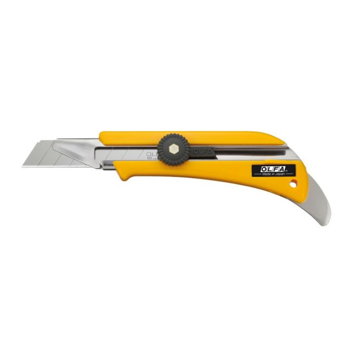 Olfa Cúter con bloqueo manual y cuchilla de 18 mm para cortar moquetas, linóleo y más Olfa Cúter con bloqueo manual y cuchilla de 18 mm para cortar moquetas, linóleo y más
