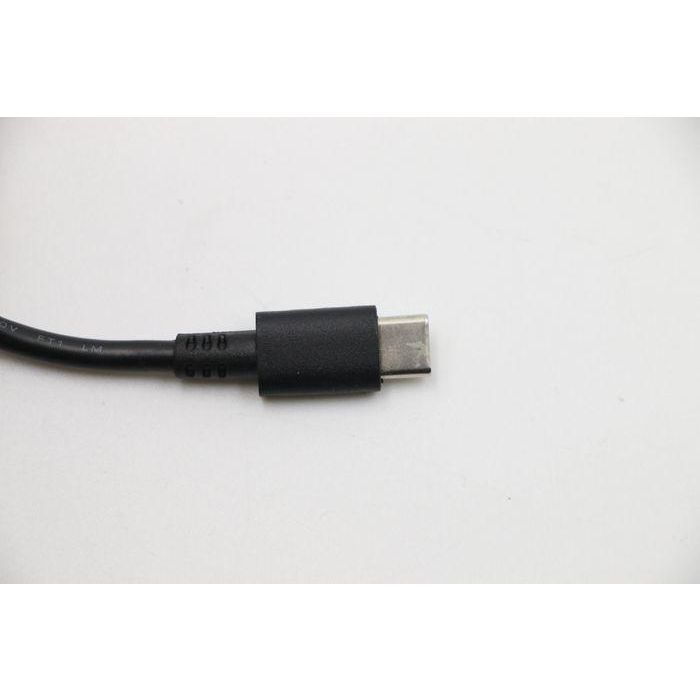 Lenovo 65W USB-C AC adapter, 100-240V input, multiple output voltages, compatible with Lenovo laptops, compact design. 4 Lenovo 65W USB-C AC adapter, 100-240V input, multiple output voltages, compatible with Lenovo laptops, compact design. 4