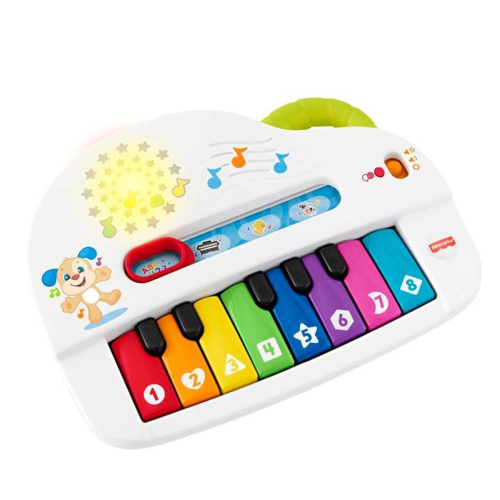 Fisher-Price Piano Musical Hhx13 Juguete Infantil con Sonidos, Luces y 4 Modos de Juego. Idioma Español. +6 Meses 1