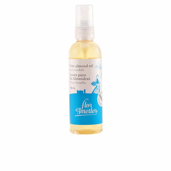 Flor D'Ametler Aceite Corporal de Almendras Puro 100% de Mallorca 100 ml Hidratante Nutritivo Suavizante Piel Seca y Sensible