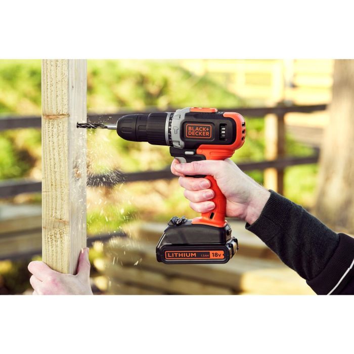 Black&Decker Akku-Schlagbohrschr. 18V 1.5Ah BCD003C1 5