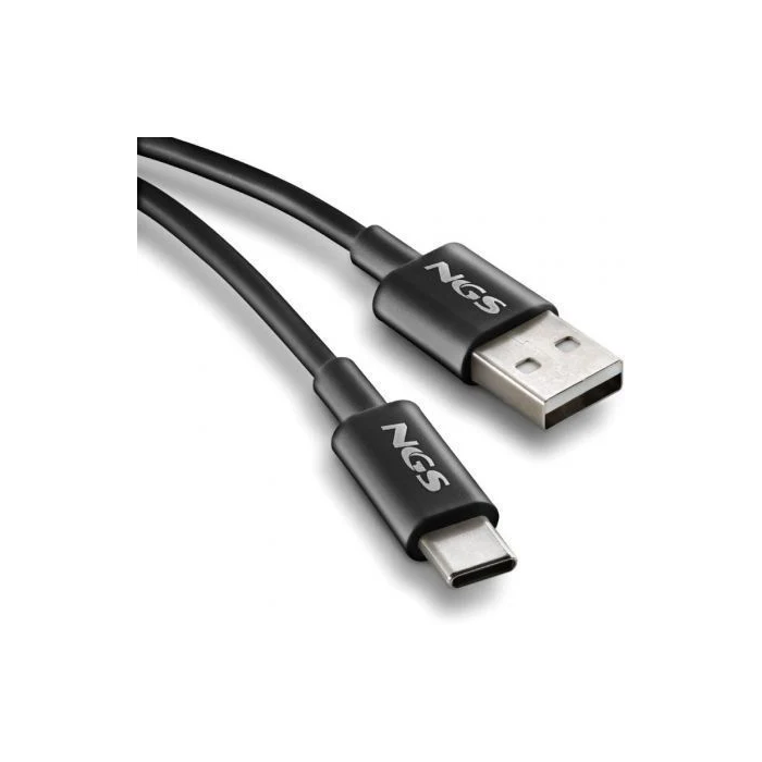 NGS Cable USB 2.0 ZYRO-AC Macho USB a Macho USB Tipo-C, Hasta 15W, 480Mbps, 1m, Negro 2