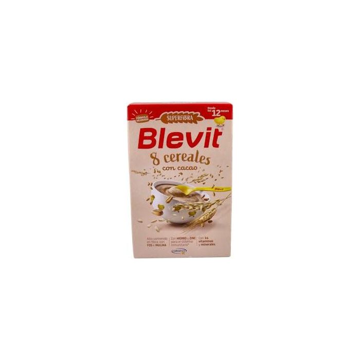 Blevit Super Fibra 8 Cereales y Cacao 500 g