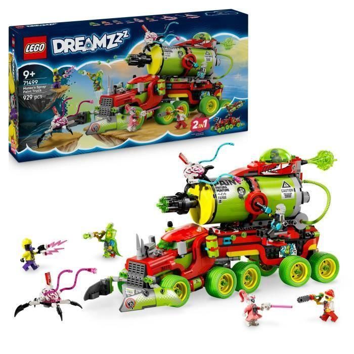 LEGO 71499 Dreamzzz Camión de Pintura en Aerosol de Mateo Set de Construcción para Niños 9+ Años