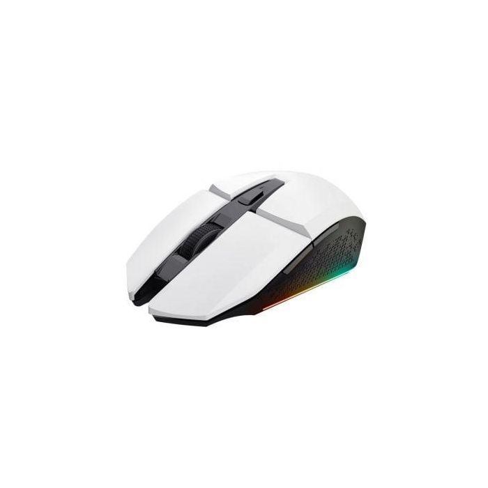 Trust Ratón Gaming Felox Gxt Wireless 800-4000Dpi 6 Botones Programables Iluminación Led Rgb Blanco Trust Ratón Gaming Felox Gxt Wireless 800-4000Dpi 6 Botones Programables Iluminación Led Rgb Blanco