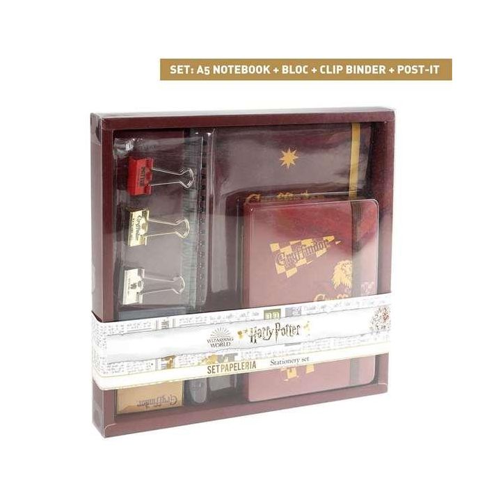 Set de Papelería Harry Potter Rojo (6 pcs) 3