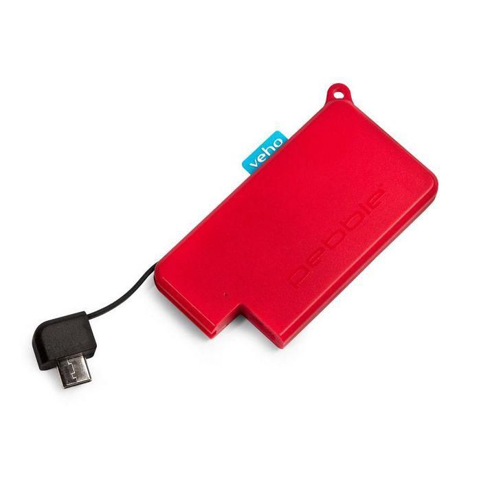 Veho Veho Pebble Pokket 1000mAh micro size keyring Power Bank - Red 5 Veho Veho Pebble Pokket 1000mAh micro size keyring Power Bank - Red 5