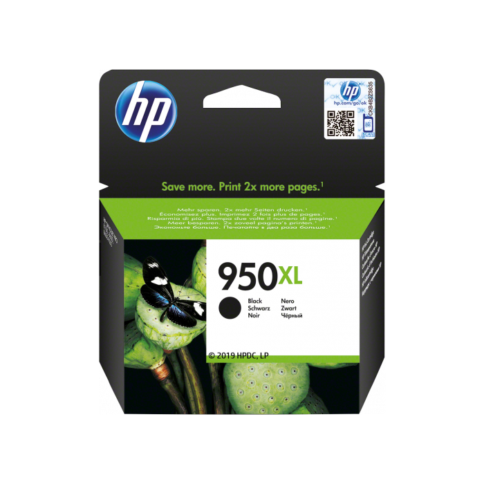 HP CN045AE Cartucho de tinta Ink-jet 950XL negro original, alta capacidad 2300 páginas