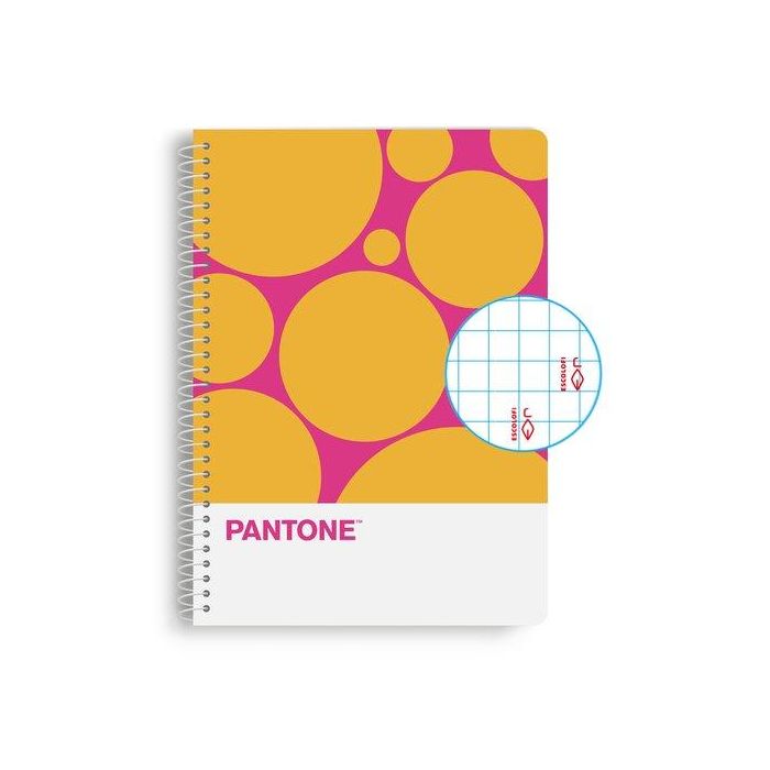 Bloc Escolofi Pantone Moods A4 80H Cuadric.4X4 90G Ideas 5 unidades