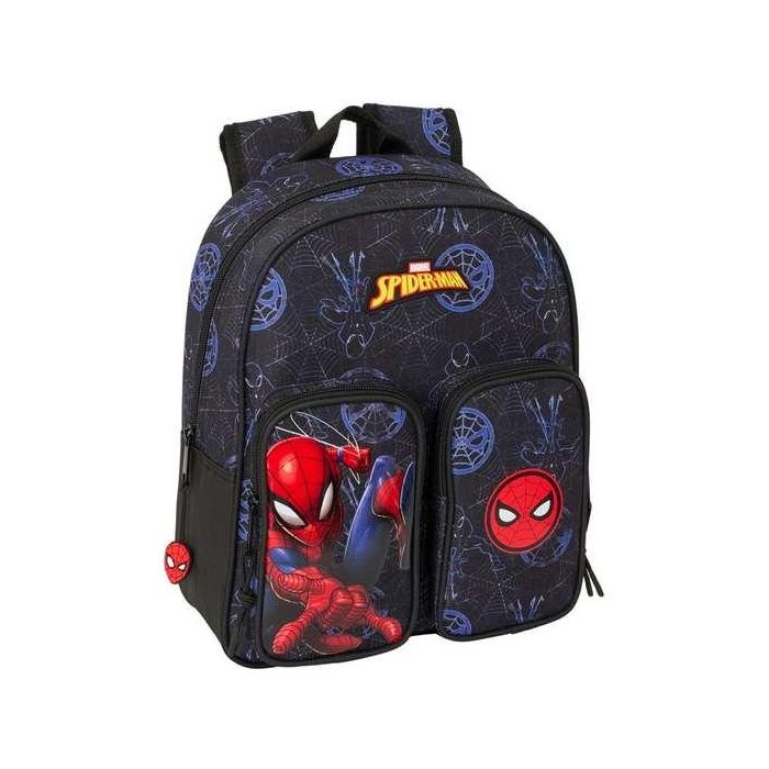 Safta Mochila Infantil Adaptable a Carro Spider-Man Attack con Bolsillos 330x100x270 mm Safta Mochila Infantil Adaptable a Carro Spider-Man Attack con Bolsillos 330x100x270 mm