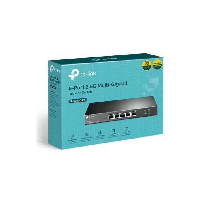 TP-Link TL-SG105-M2 Switch de Escritorio 5 Puertos RJ-45 2.5Gbps 3