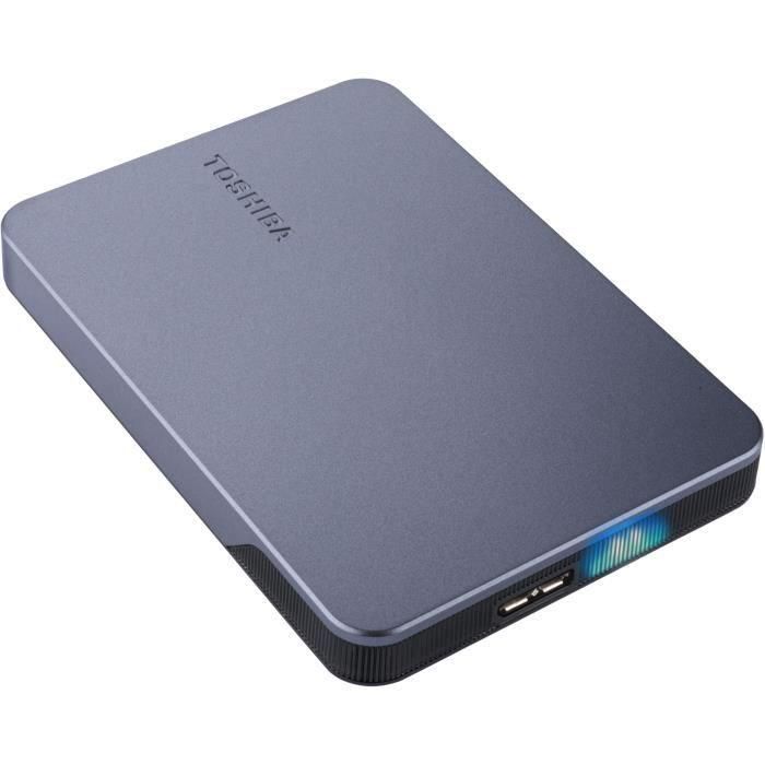 Disco duro externo TOSHIBA Canvio Gaming de 2,5" y 2 TB - USB 3.2 Gen 1 - Compatible con PlayStation/Xbox/PC - Plateado 1