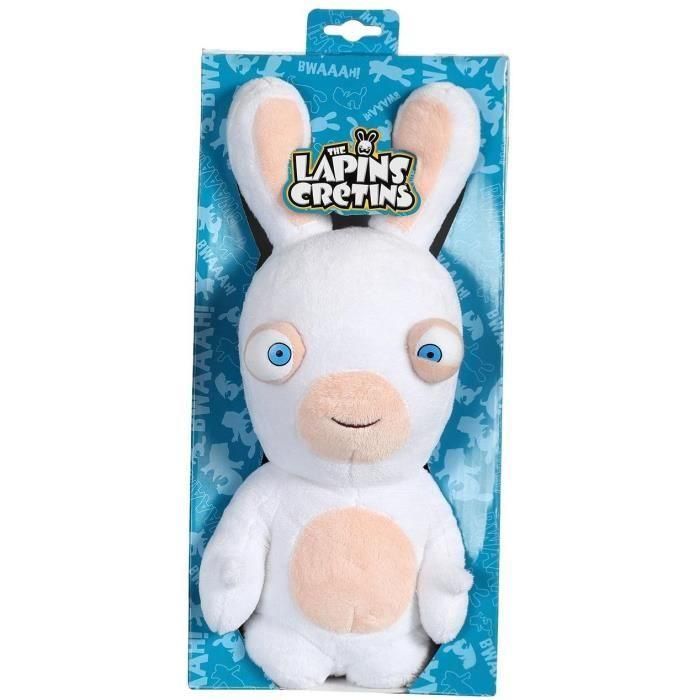 CONEJOS CRETINOS Peluche 28 cm Sonido boca cerrada CONEJOS CRETINOS Peluche 28 cm Sonido boca cerrada
