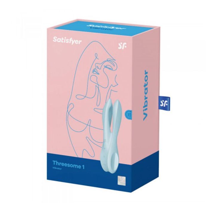 Satisfyer Threesome 1 vibrador azul claro