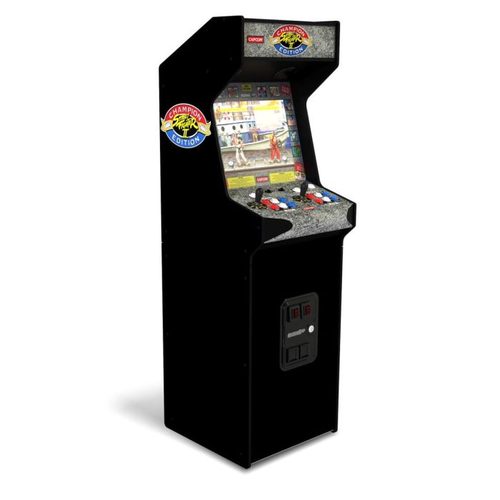 Arcade1Up HS-5 Máquina Arcade Street Fighter II Deluxe Wi-Fi, 14 Juegos Capcom, Multijugador Online, Monitor 17", 5+ pies 1 Arcade1Up HS-5 Máquina Arcade Street Fighter II Deluxe Wi-Fi, 14 Juegos Capcom, Multijugador Online, Monitor 17", 5+ pies 1