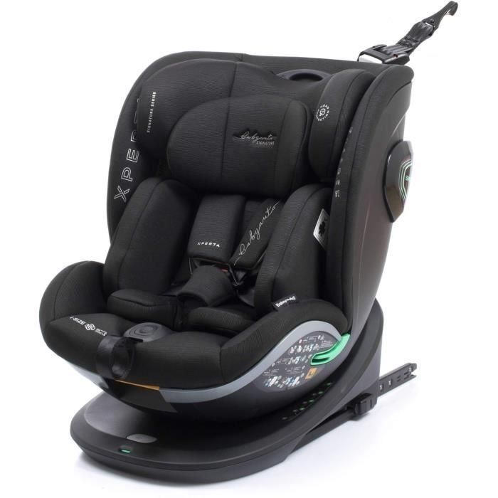 Silla de coche - BABYAUTO - XPERTA BLACK LINE - Desde el nacimiento hasta los 12 años - 0-36 kg - I-Size - ISOFIX - Giratoria 360° - ECE R129 Silla de coche - BABYAUTO - XPERTA BLACK LINE - Desde el nacimiento hasta los 12 años - 0-36 kg - I-Size - ISOFIX - Giratoria 360° - ECE R129